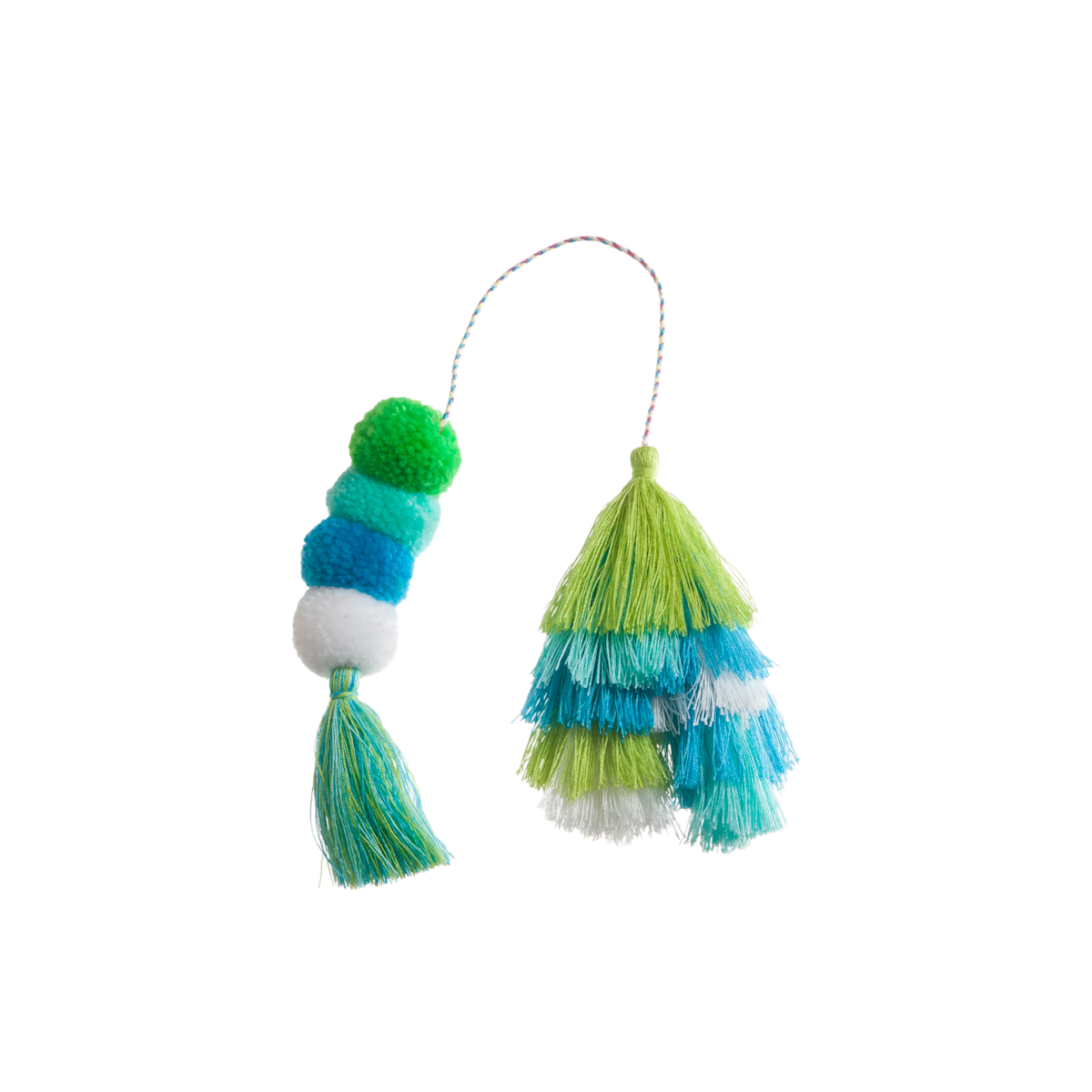 Bauble - Seaweed Double Tassel G1