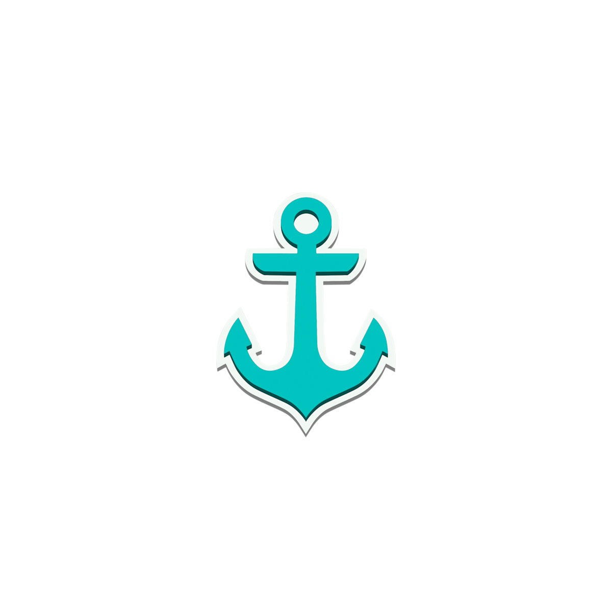 Bit - Turquoise Anchor E8