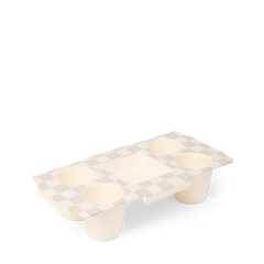 Top o' the to Ya - Checkered Coconut/Mushroom Z2