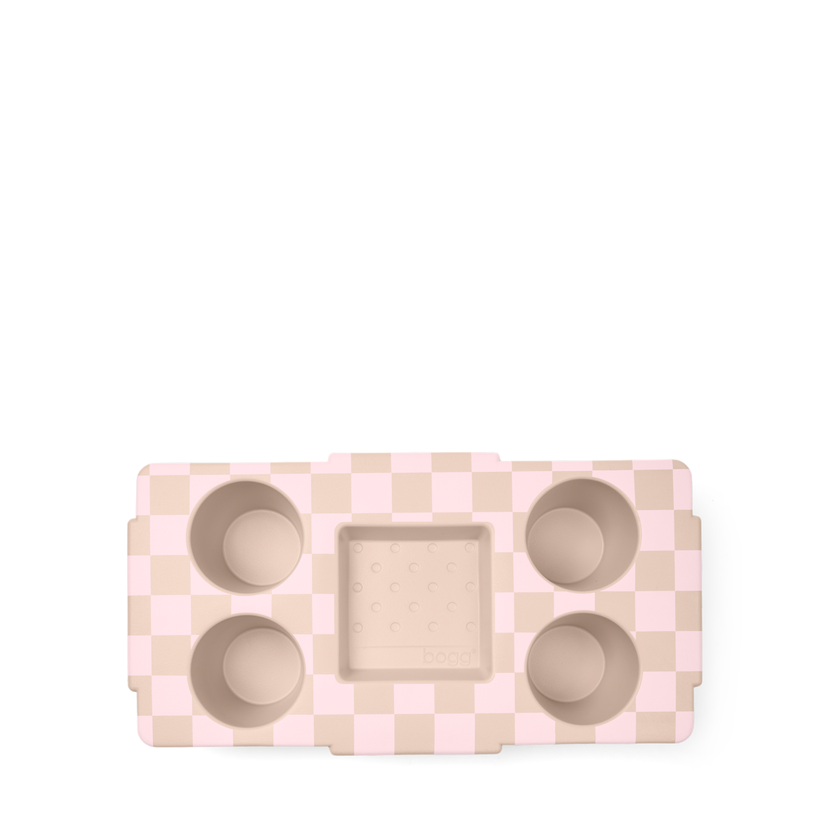 Top o' the to Ya - Checkered Linen/ Pink Marshmallow J5