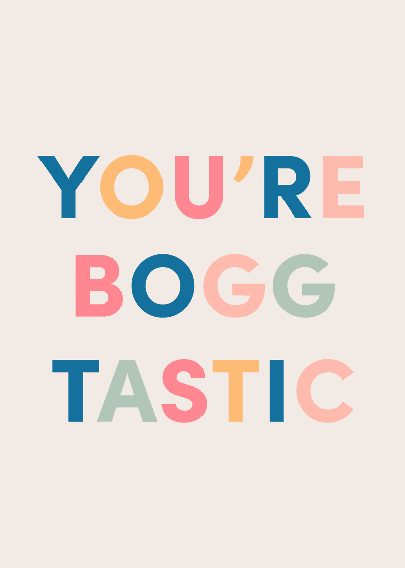 You're Boggtastic Greeting Card V2