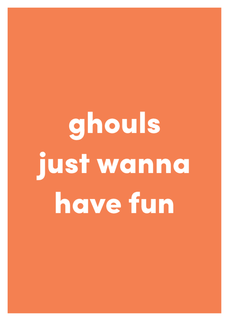 Ghouls Greeting Card E0