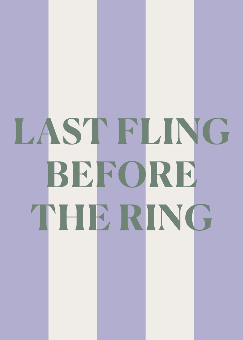 Last Fling Greeting Card H0