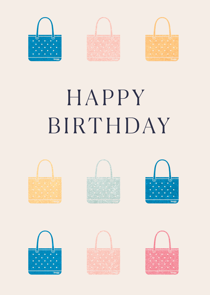 Happy Birthday Totes Greeting Card F0