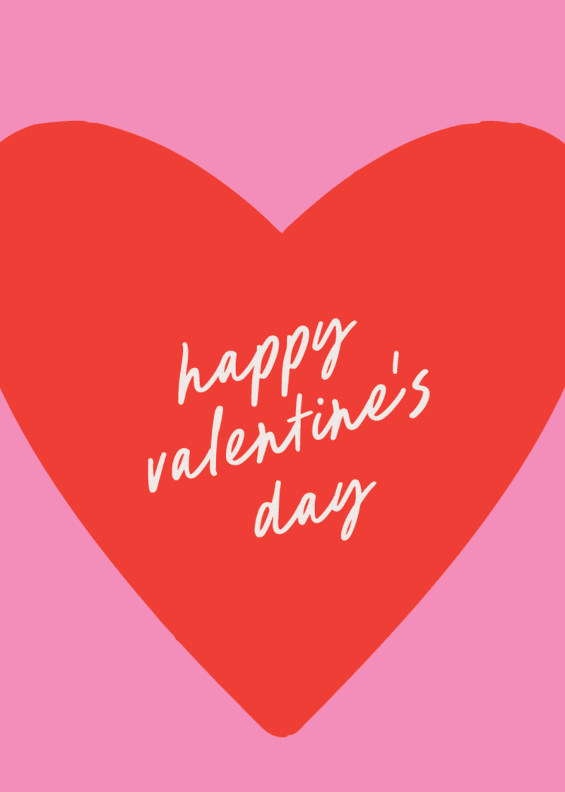 Happy Valentine's Day Greeting Card E2