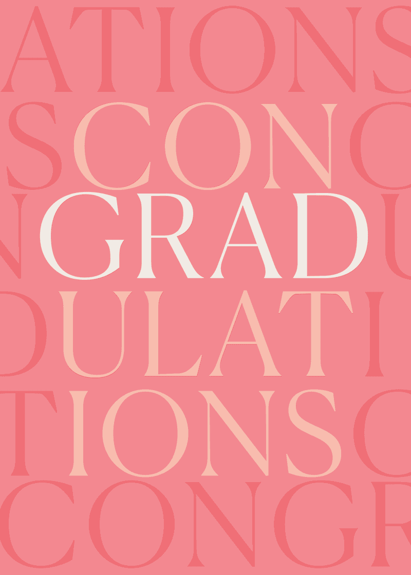Graduation Congratulations Greeting Card X1