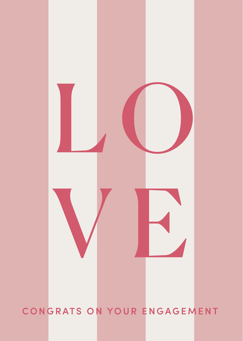 Love Greeting Card J6
