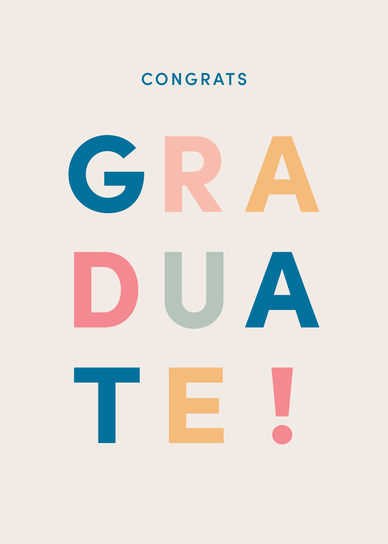 Graduation Graduate Greeting Card O6