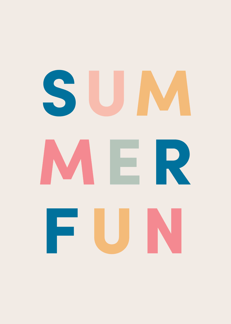 Summer Fun Greeting Card R2