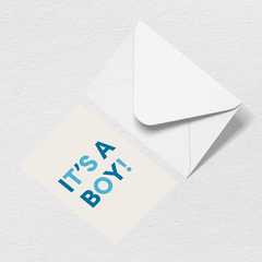 It's A Boy Greeting Card G6