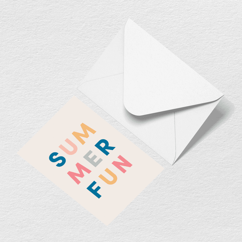 Summer Fun Greeting Card R2
