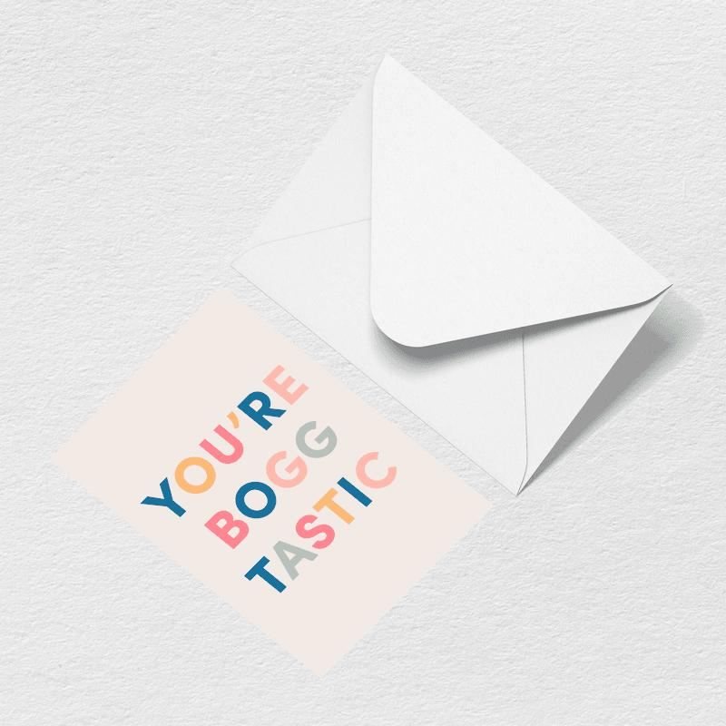 You're Boggtastic Greeting Card V2