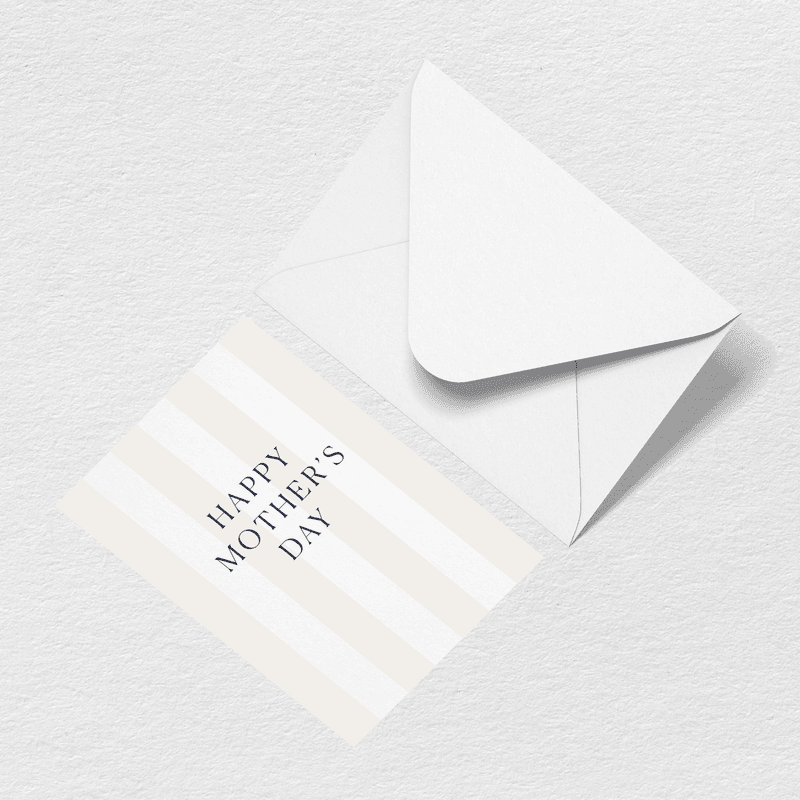 Mother's Day Stripes Greeting Card M0