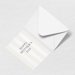 Mother's Day Stripes Greeting Card M0