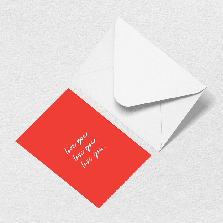 Love You Greeting Card M5