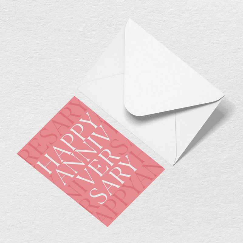 Happy Anniversary Greeting Card D2